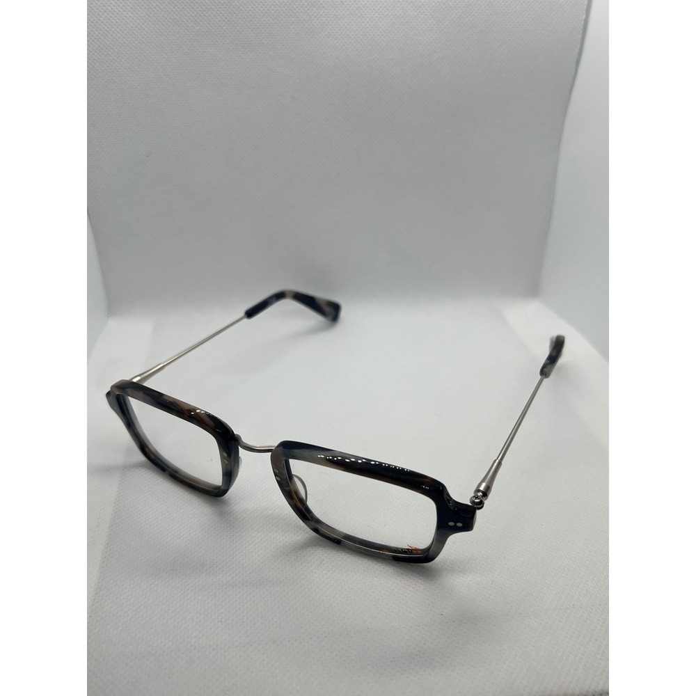 Say Oh‎ C03 Square Eyeglasses Frames Black Clear Silver RX Optical Glasses